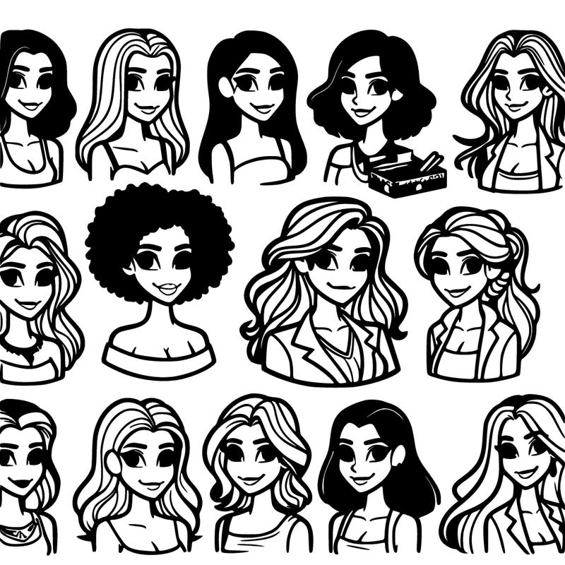 many different women