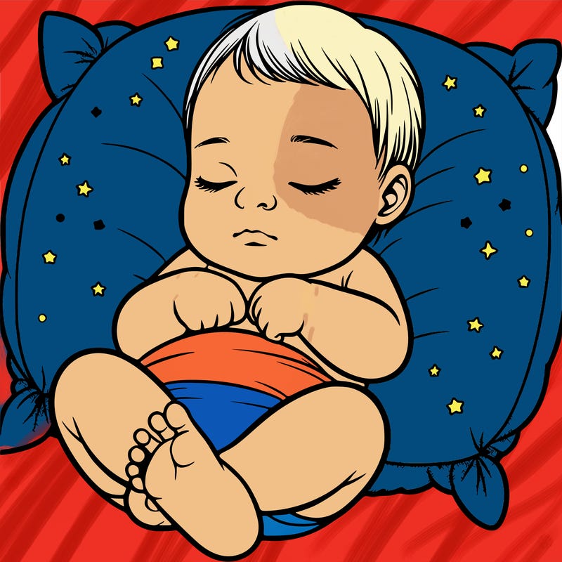 realistic sleeping baby