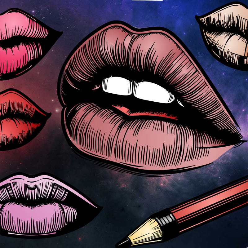 realistic  lips