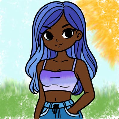 girl with croptop