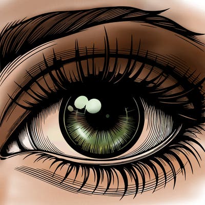 realistic eye