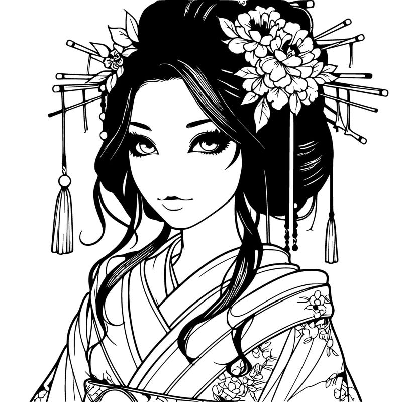 a realistic fantasy geshia