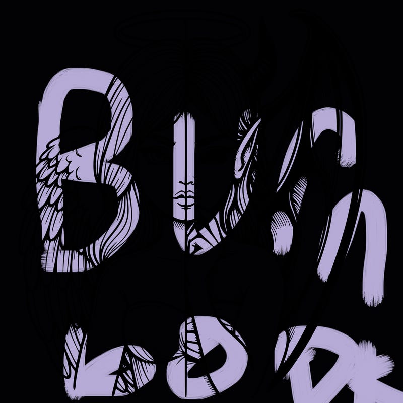 realistic angel half demon