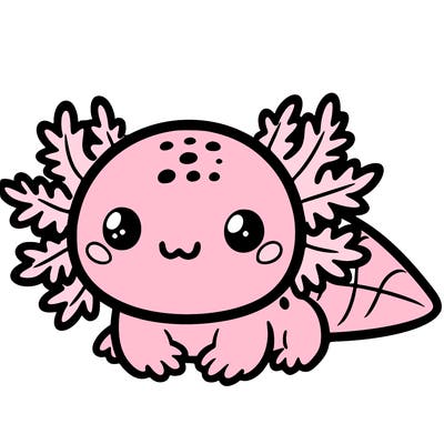 cute axolotl
