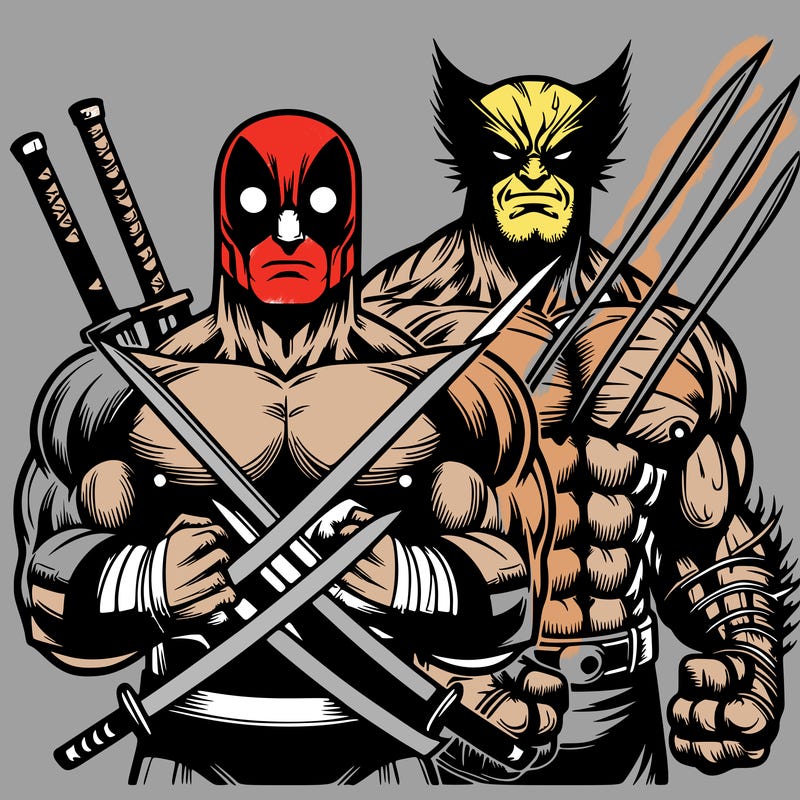 dead pool and wolverine