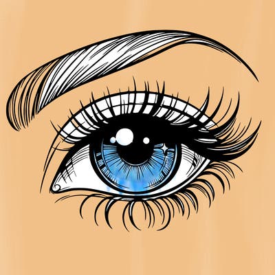 a beautiful eye