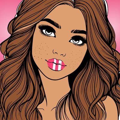 beautiful realistic girl