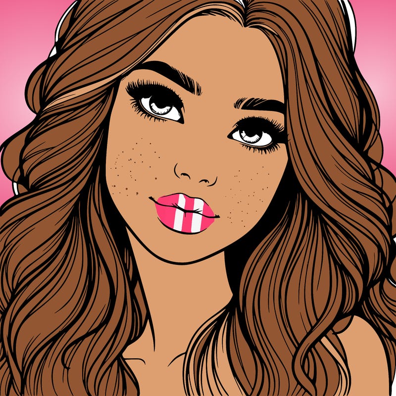 beautiful realistic girl