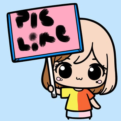 a girl holding a blank sign.