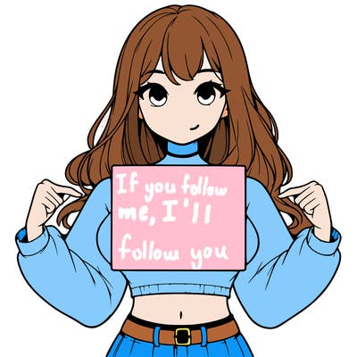 girl holding a blank sign in a long sleeve crop top