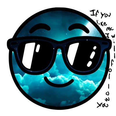 emoji with sunglasses