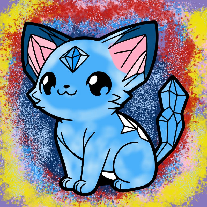 crystal kitten