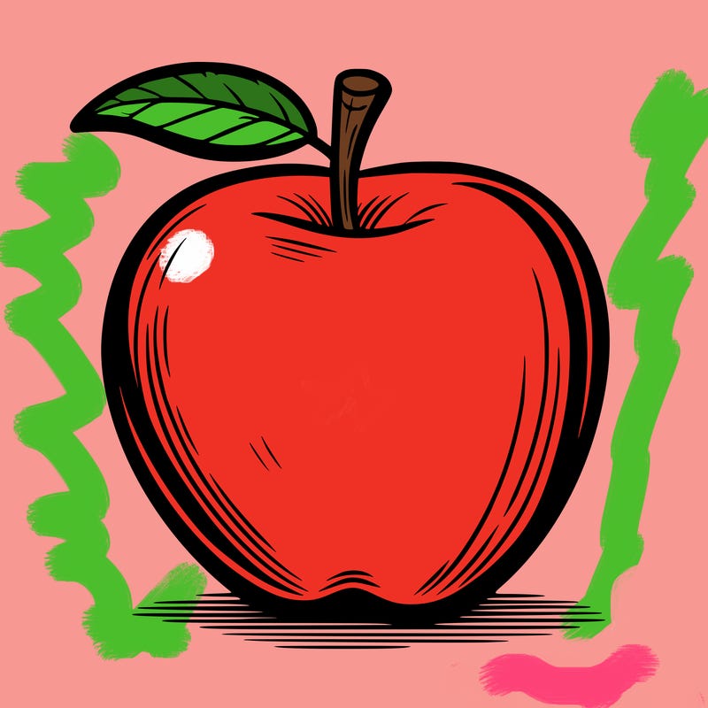 a apple