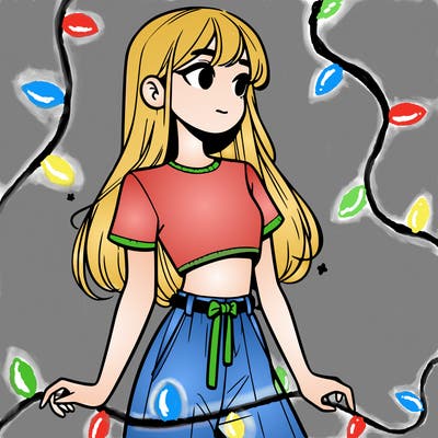 girl in a cute crop top