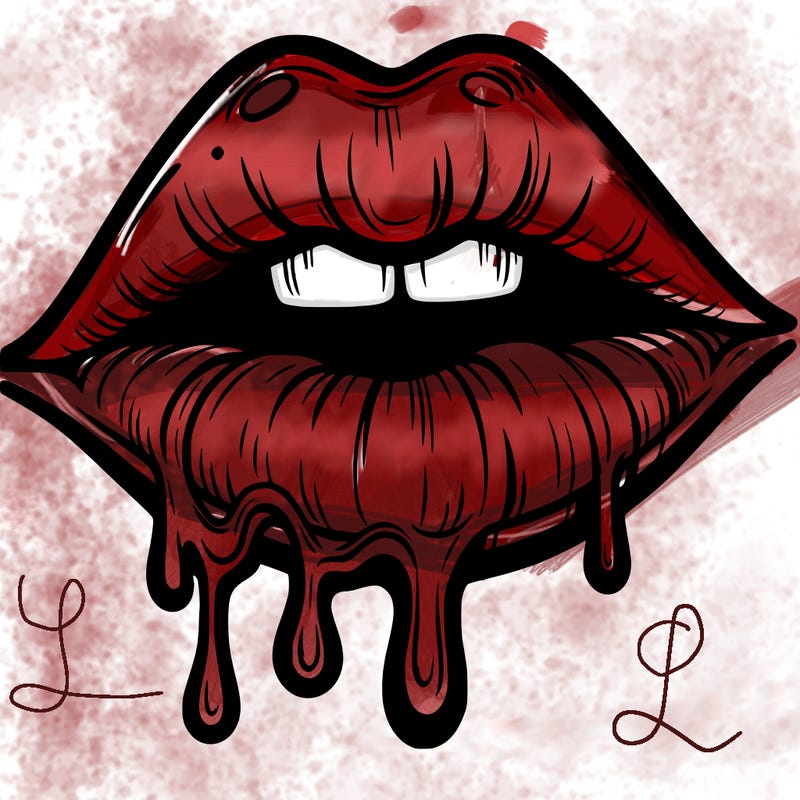 lips that look realistic and drip