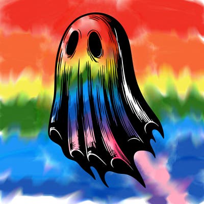 realistic creepy ghost