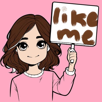 realistic girl holding up a sign