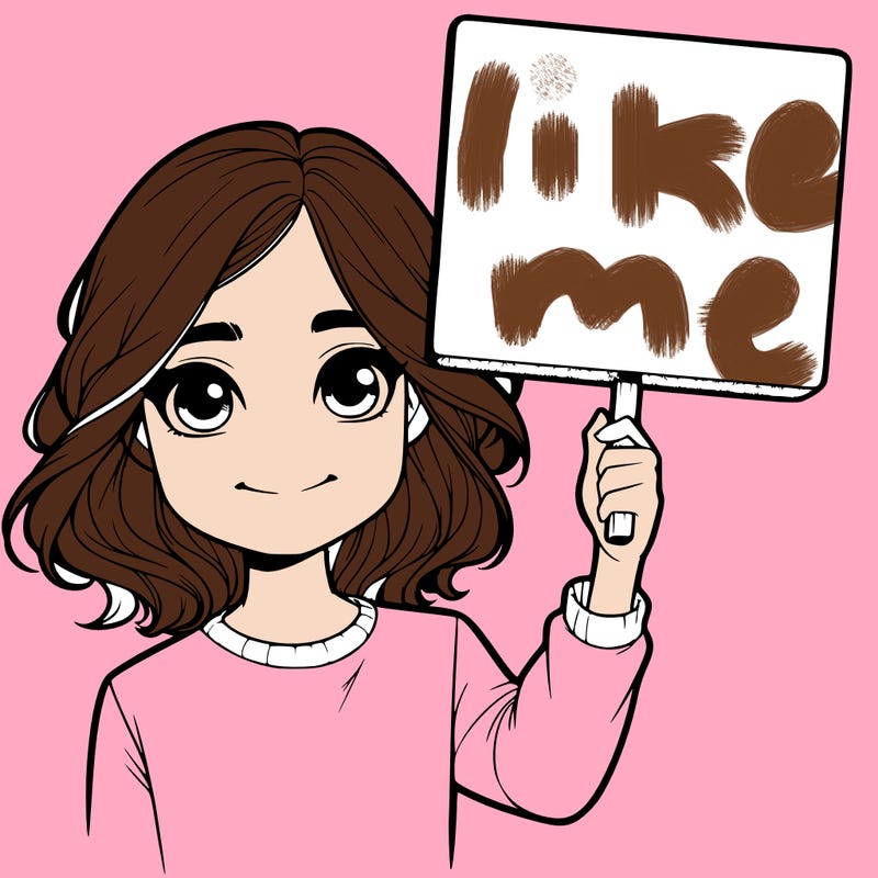 realistic girl holding up a sign