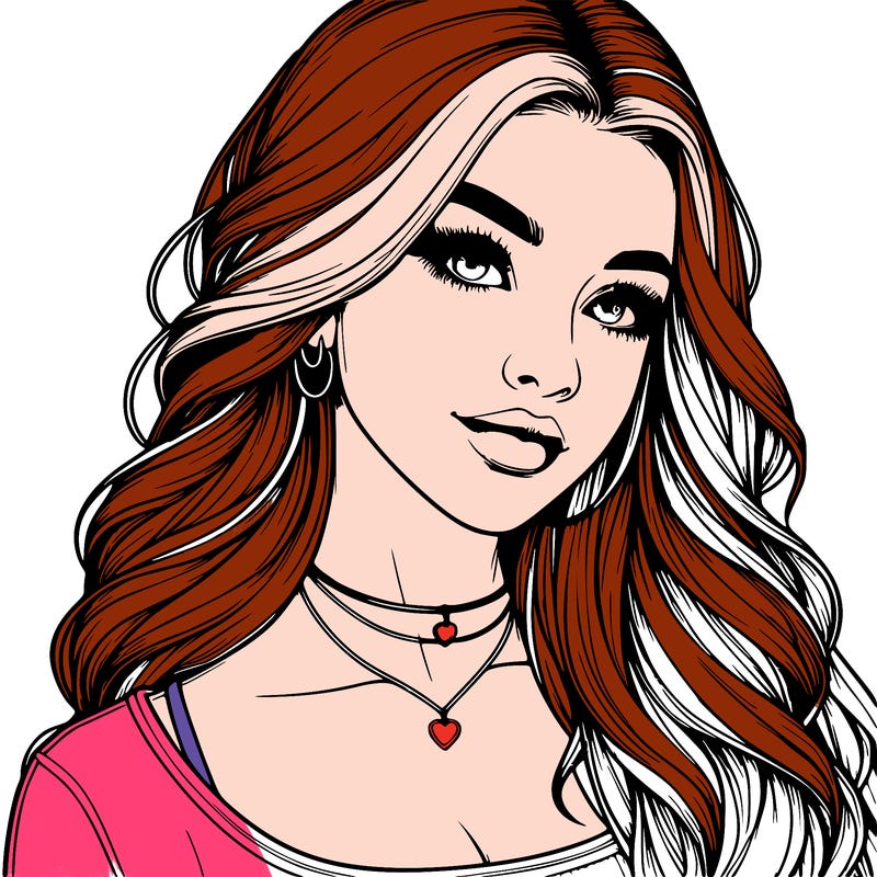 detailed realistic girl