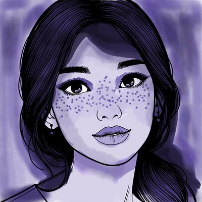 beautiful realistic asian woman