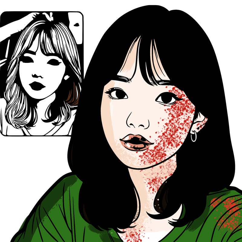 realistic korean girl