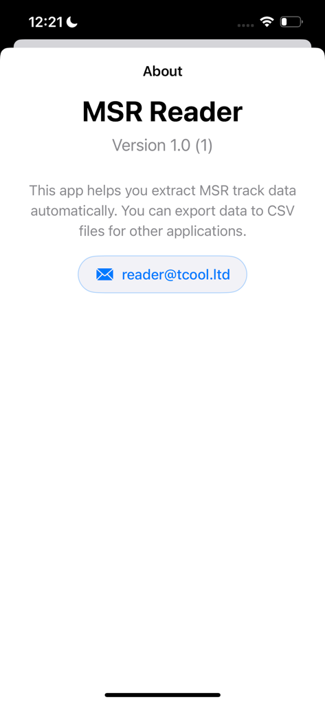 MSR Reader | 전문 자기 줄 데이터 파싱 및 내보내기