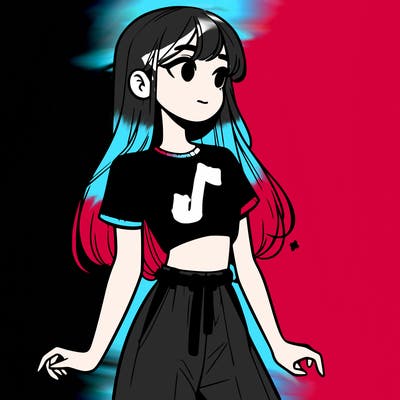 girl in a cute crop top