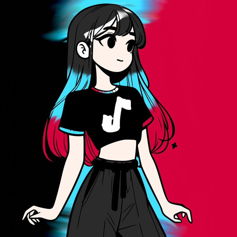 girl in a cute crop top
