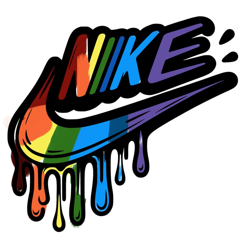 nike swoosh drippy