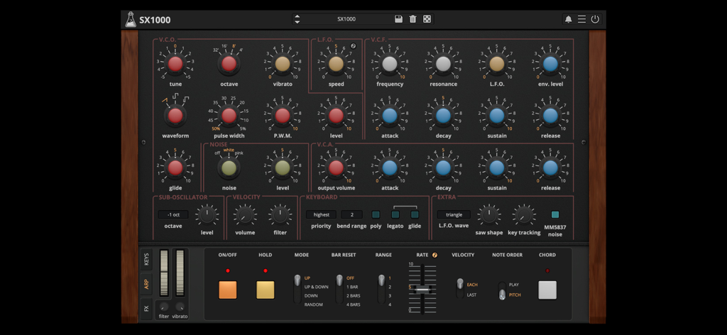 SX1000 - Analogue Synth - Music App | MWM