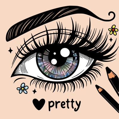 pretty eye