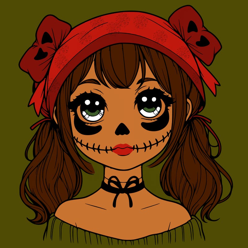 realistic girl halloween