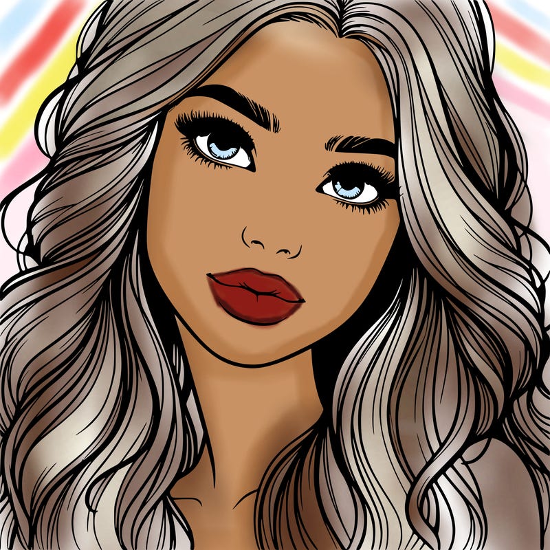 beautiful realistic girl