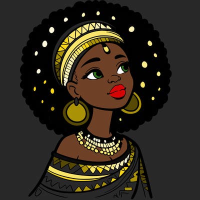 african woman