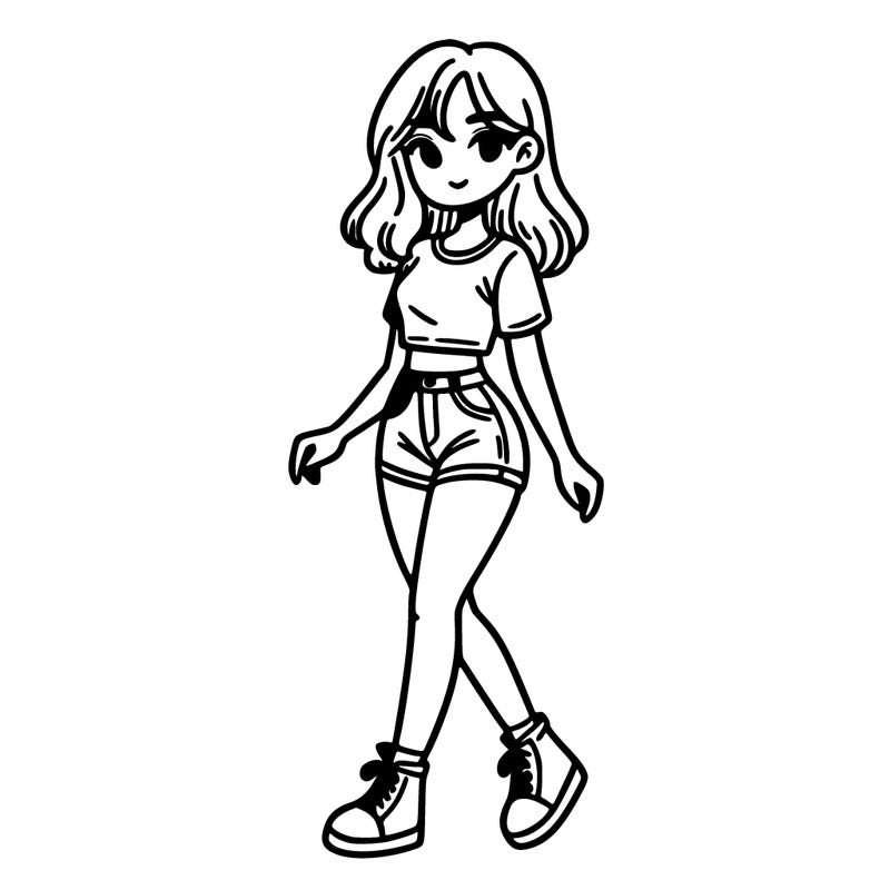 female with full body