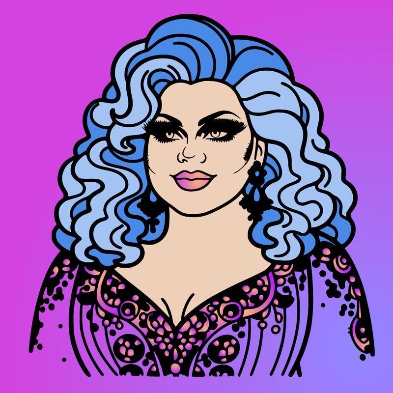 realistic plus size drag queen