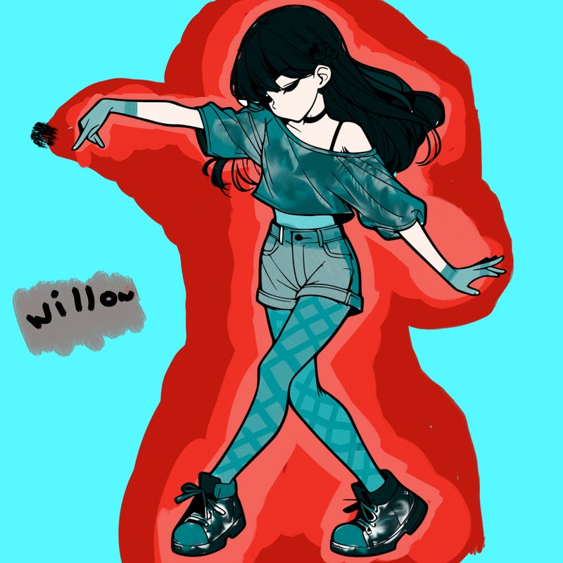 realistic girl danceing