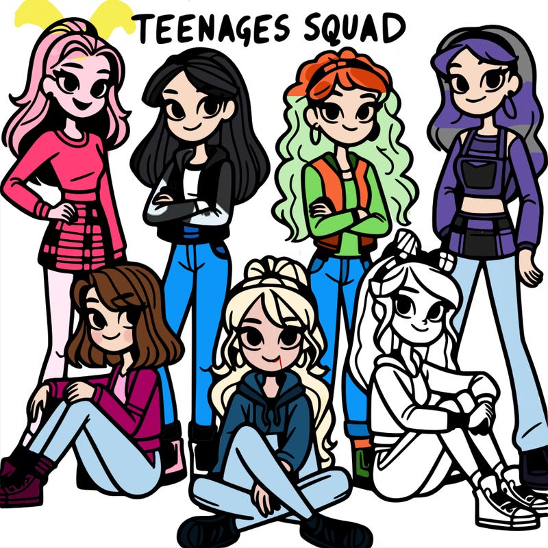 teenage girls squad