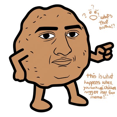 chicken nugget meme