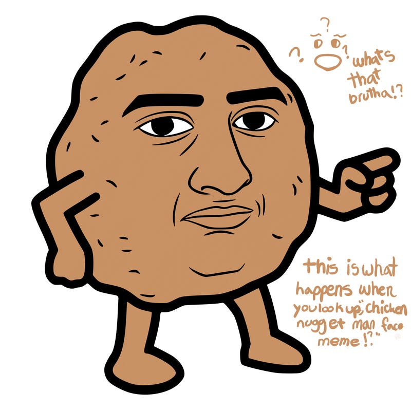 chicken nugget meme