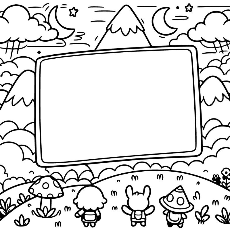 just a blank white canvas to draw