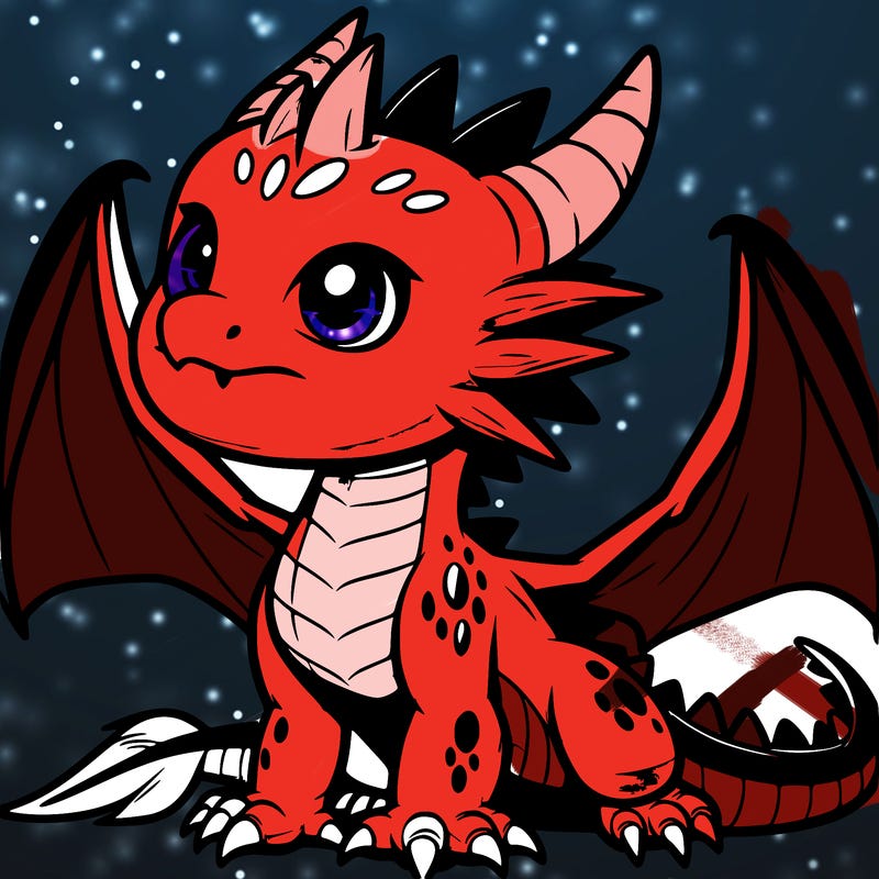 fierce baby night dragon