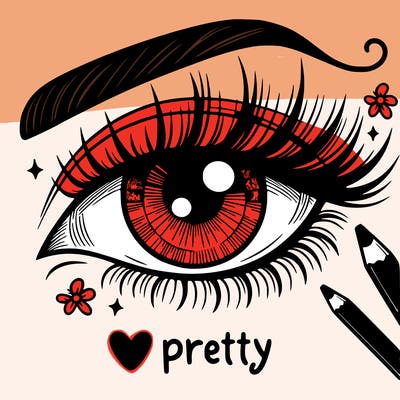 pretty eye