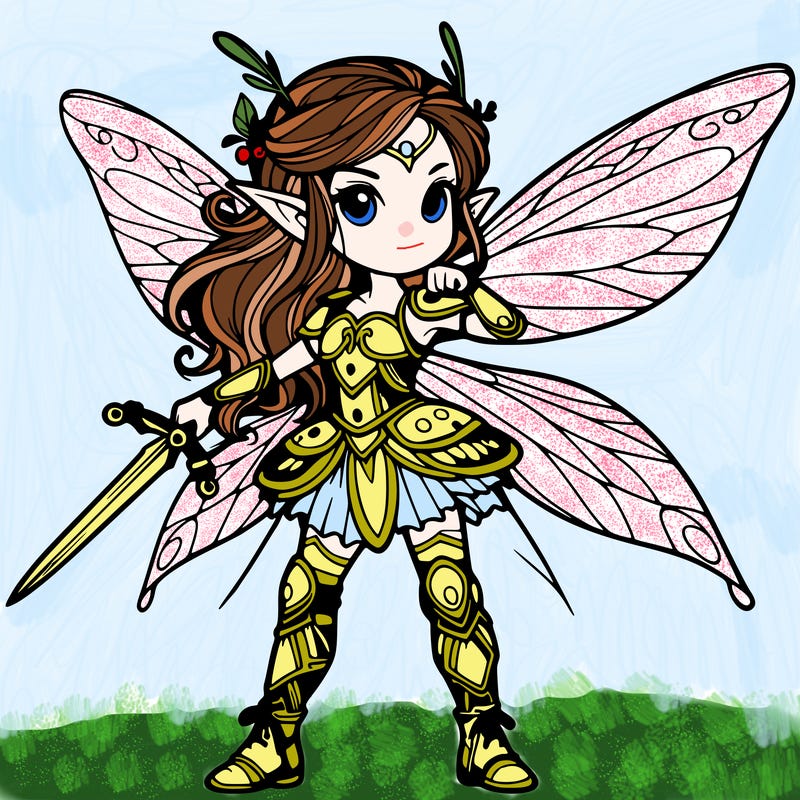 fantasy fairy warrior
