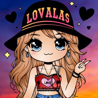 cute girl with los angeles hat and love crop top