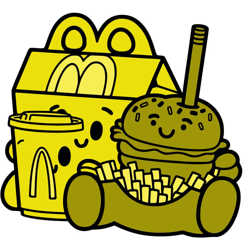 mcdonald's with a happy meal