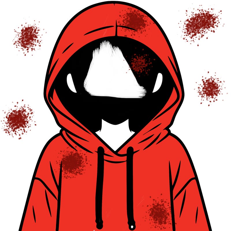 faceless girl in hoodie