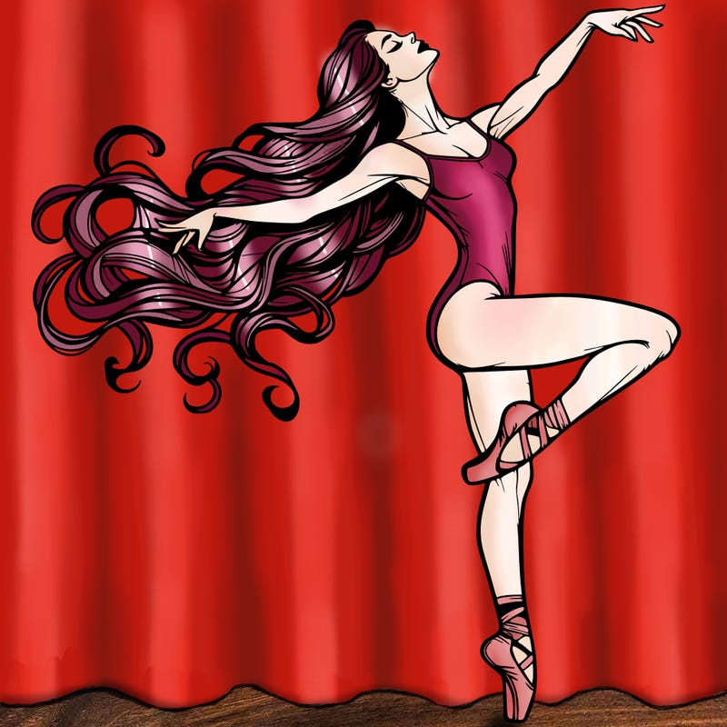 realistic woman dancer