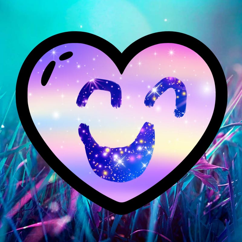 a blank heart