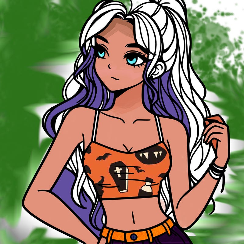 girl in crop top